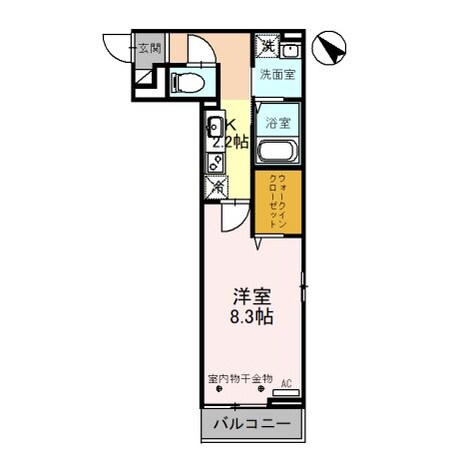 Tスクエア越ヶ谷の物件間取画像